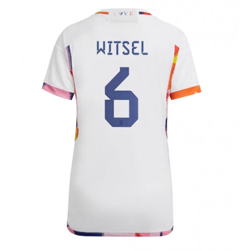 Fotballdrakt Dame Belgia Axel Witsel #6 Bortedrakt VM 2022 Kortermet